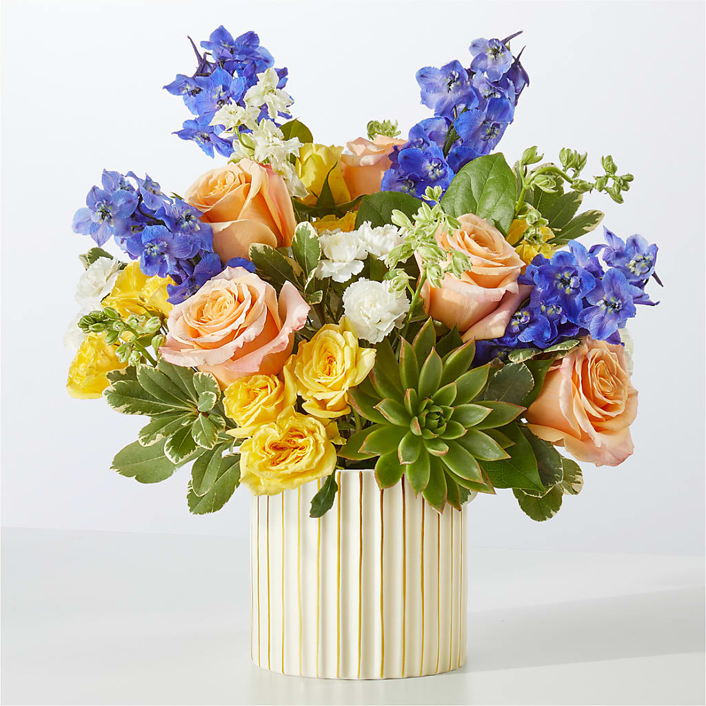 Cobalt Reverie Bouquet – MALLERY'S FLOWERS & GIFTS, Redding CA