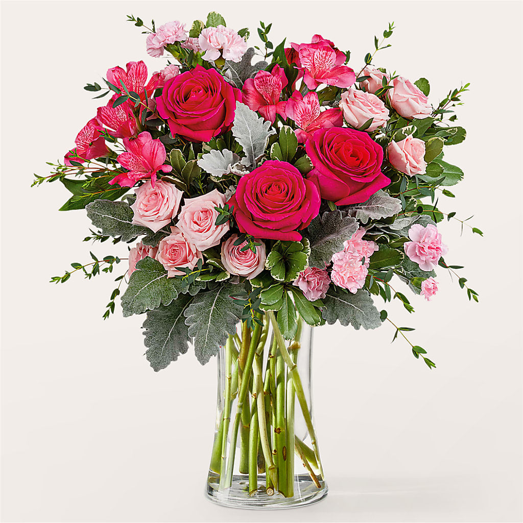 Tickled Pink Bouquet – MALLERY'S FLOWERS & GIFTS, Redding CA