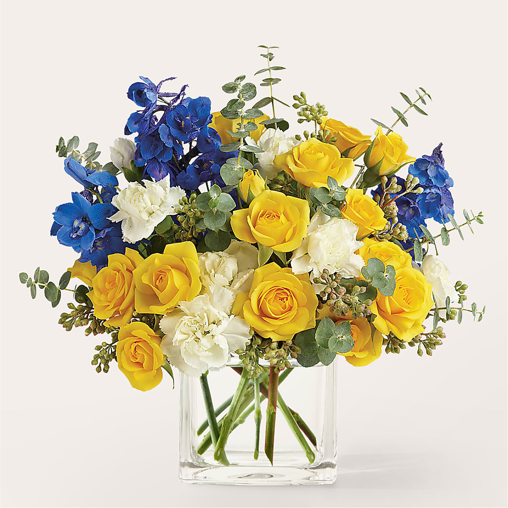 Sparkling Citrine Bouquet – MALLERY'S FLOWERS & GIFTS, Redding CA