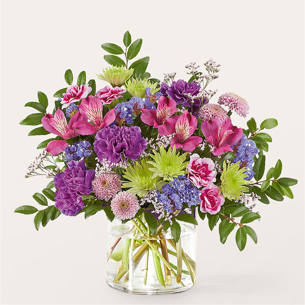 Glass Half Full Bouquet – MALLERY'S FLOWERS & GIFTS, Redding CA
