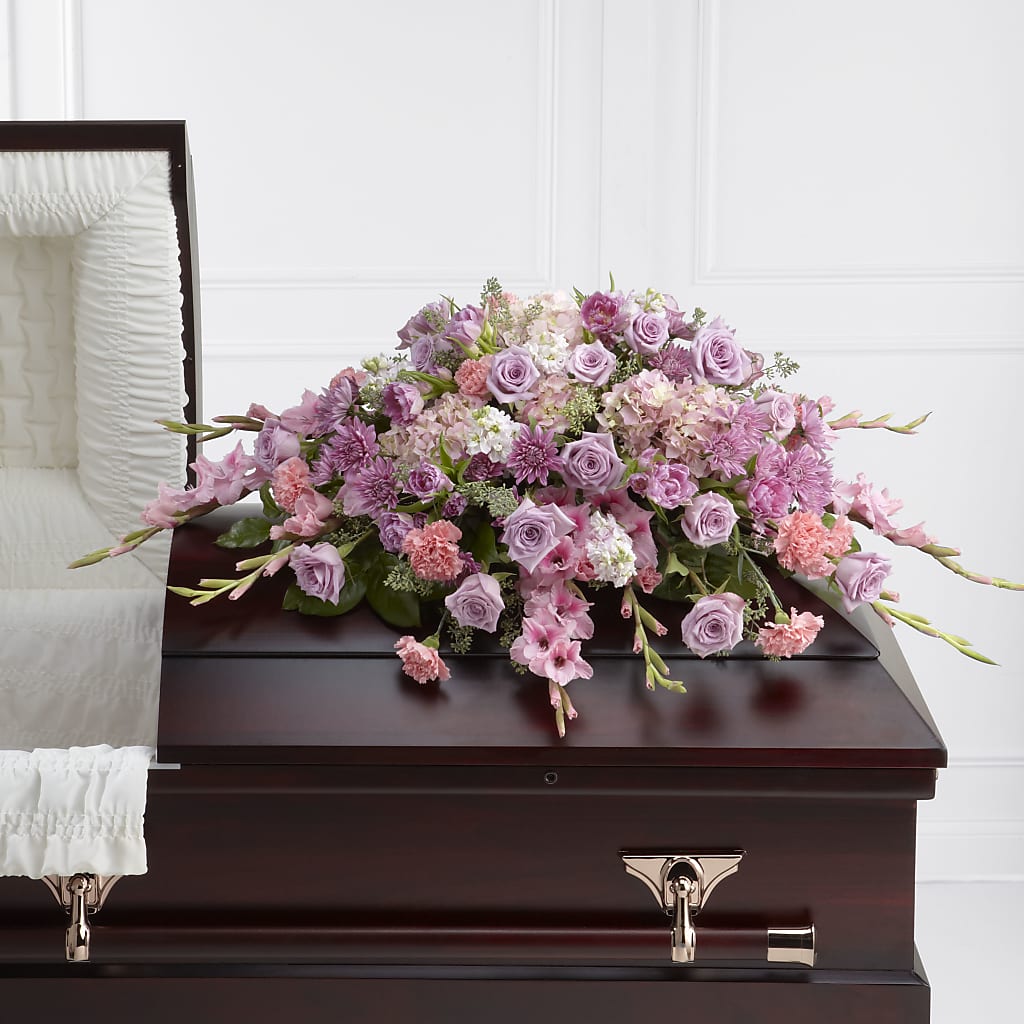 Immorata Casket Spray – MALLERY'S FLOWERS & GIFTS, Redding CA