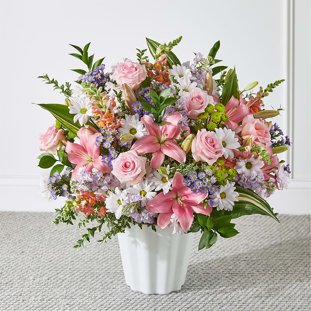 Abundant Compassion Floor Basket – MALLERY'S FLOWERS & GIFTS, Redding CA