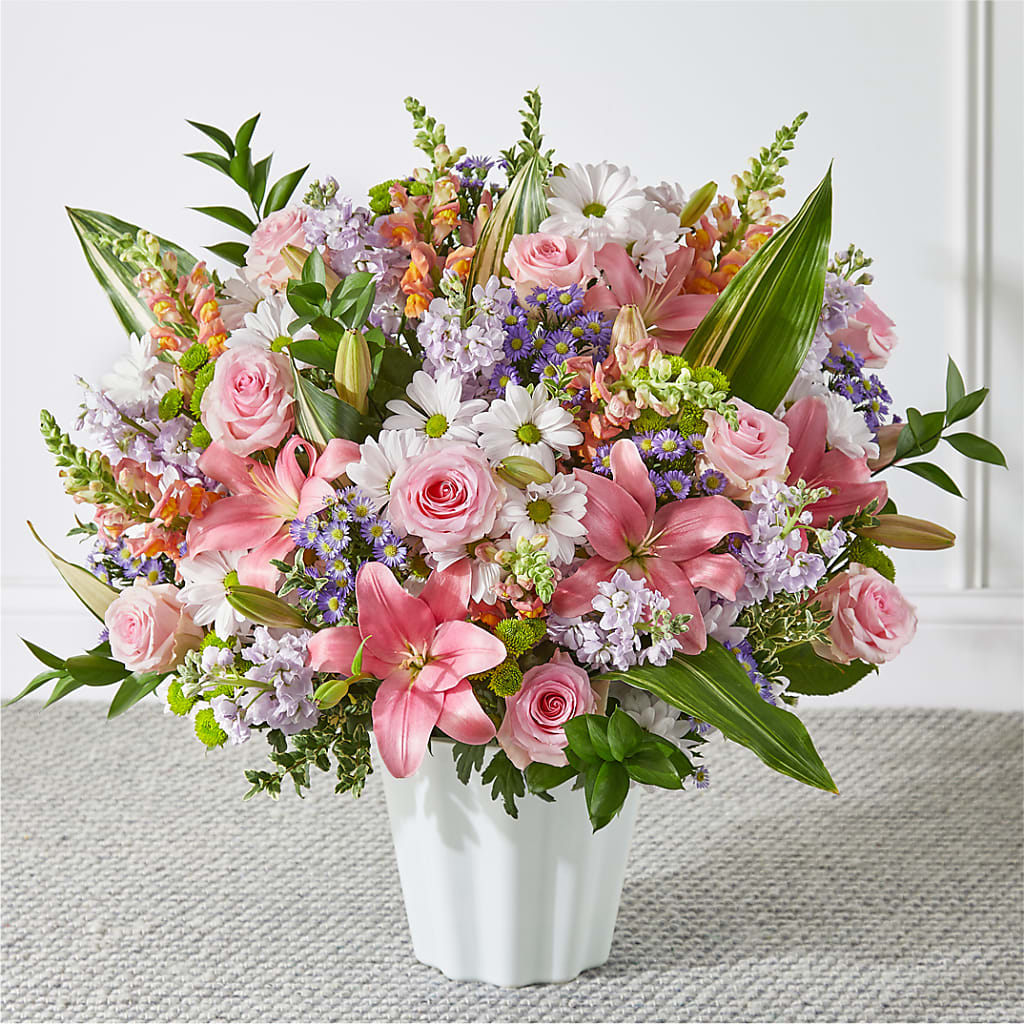 Abundant Compassion Floor Basket – MALLERY'S FLOWERS & GIFTS, Redding CA