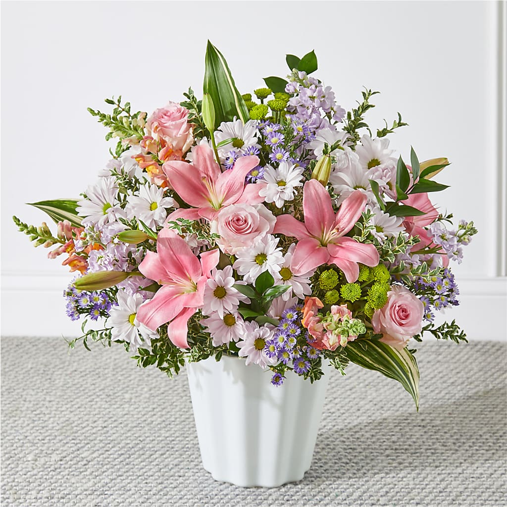 Abundant Compassion Floor Basket – MALLERY'S FLOWERS & GIFTS, Redding CA