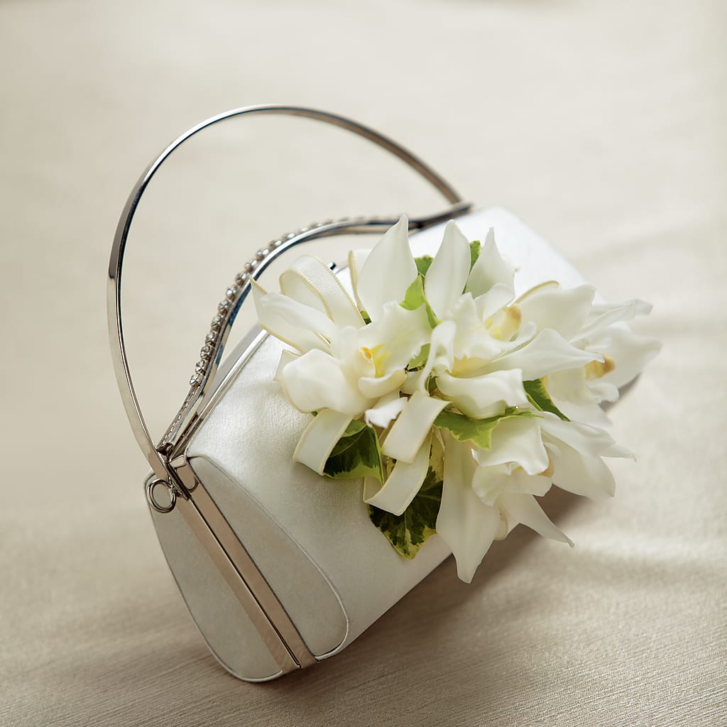 White Purse Decor – MALLERY'S FLOWERS & GIFTS, Redding CA
