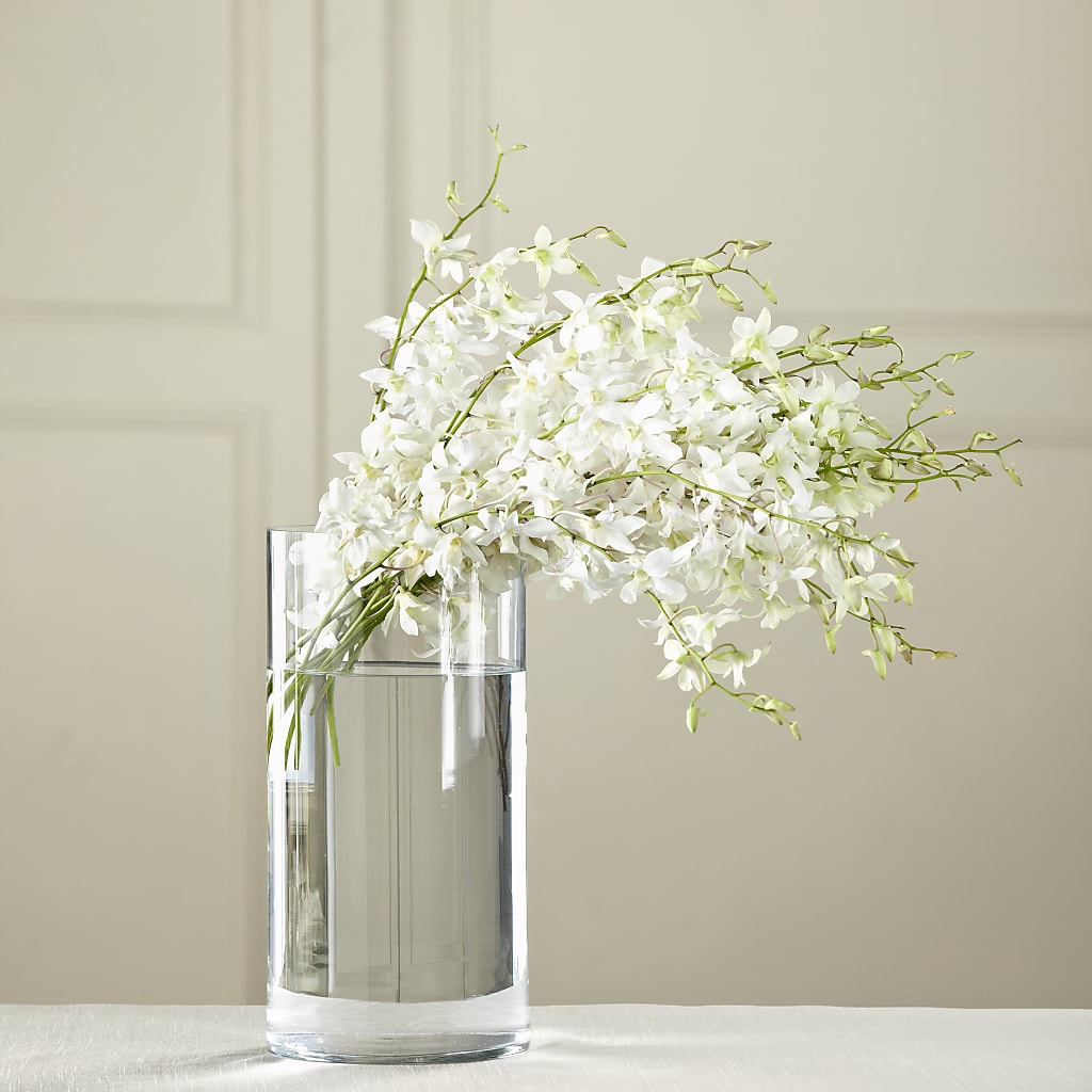 White Dendrobium Bouquet – MALLERY'S FLOWERS & GIFTS, Redding CA