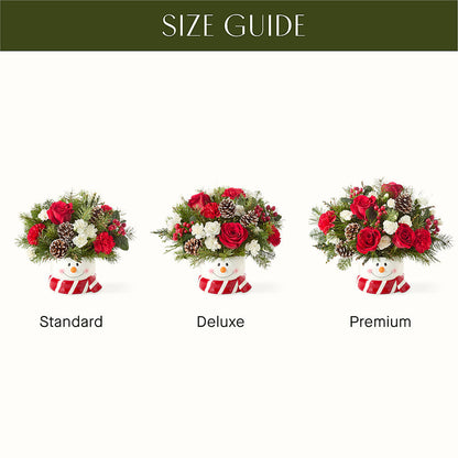 Jolly Snowman Bouquet – MALLERY'S FLOWERS & GIFTS, Redding CA