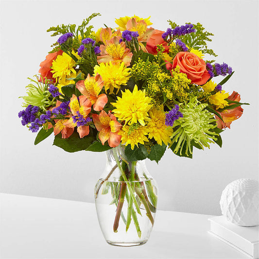 Marmalade Skies Bouquet – MALLERY'S FLOWERS & GIFTS, Redding CA