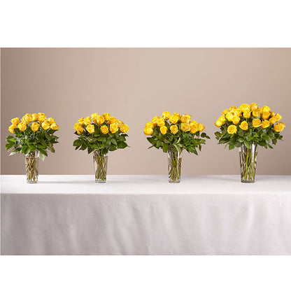 Long Stem Yellow Rose Bouquet – MALLERY'S FLOWERS & GIFTS, Redding CA