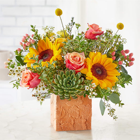 Sunflower Season Bouquet – MALLERY'S FLOWERS & GIFTS, Redding CA
