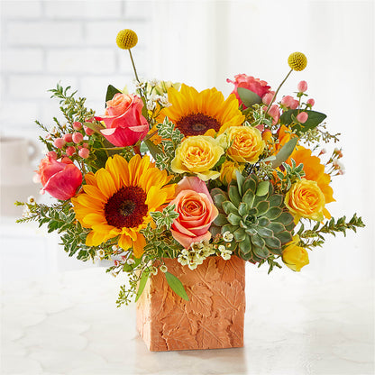 Sunflower Season Bouquet – MALLERY'S FLOWERS & GIFTS, Redding CA
