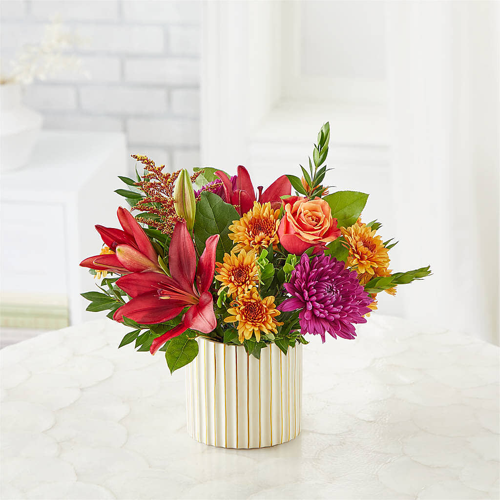 Burgundy Landscape Bouquet – MALLERY'S FLOWERS & GIFTS, Redding CA