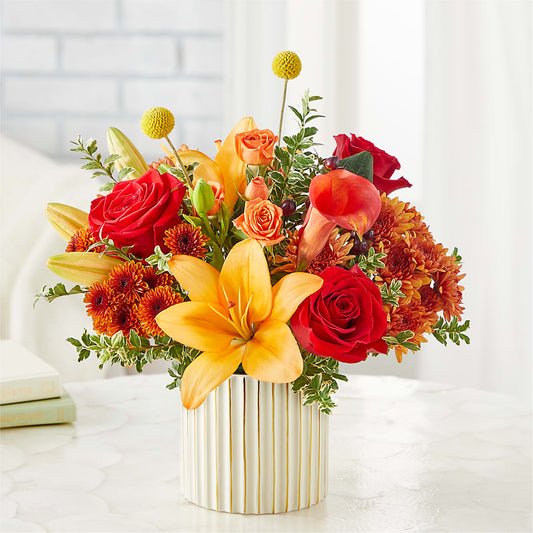 Scarlet Skies Bouquet – MALLERY'S FLOWERS & GIFTS, Redding CA