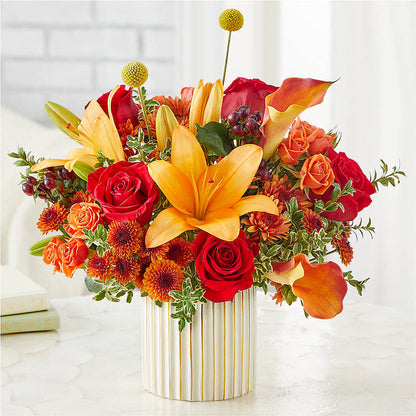 Scarlet Skies Bouquet – MALLERY'S FLOWERS & GIFTS, Redding CA