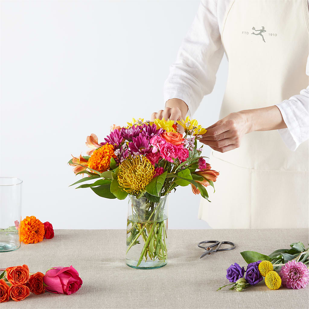 Feast of Color – A Florist Original – MALLERY'S FLOWERS & GIFTS, Redding CA