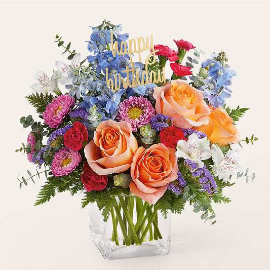 Birthday Bash Bouquet – MALLERY'S FLOWERS & GIFTS, Redding CA