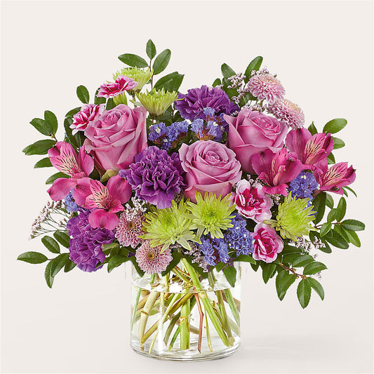 Glass Half Full Bouquet – MALLERY'S FLOWERS & GIFTS, Redding CA