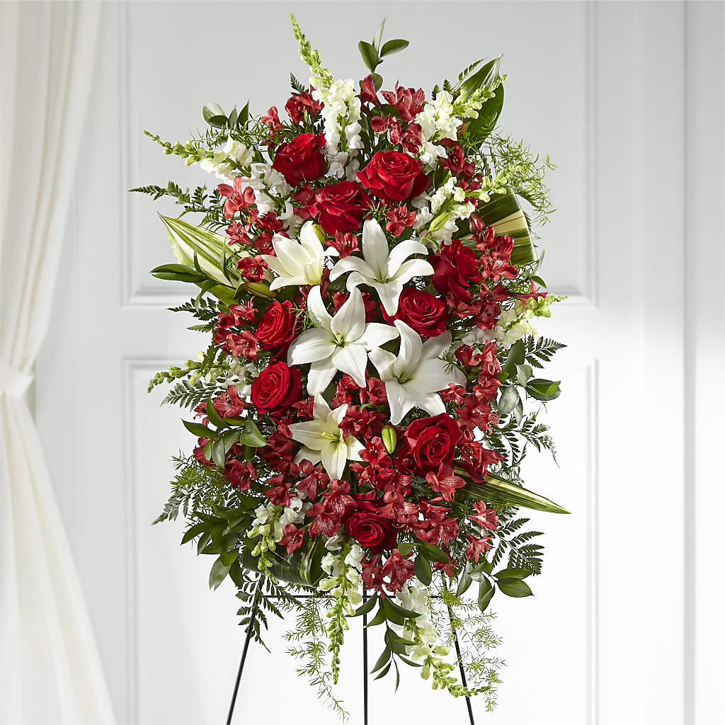 Everlasting Memory Standing Spray – MALLERY'S FLOWERS & GIFTS, Redding CA
