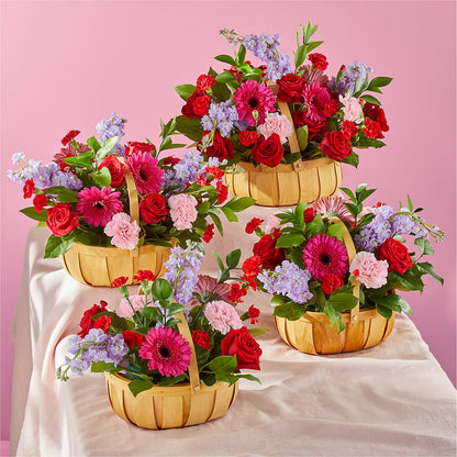Pink Picnic Basket – MALLERY'S FLOWERS & GIFTS, Redding CA