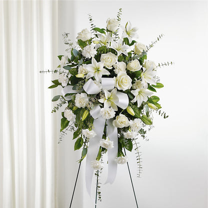 With Care Standing Spray – MALLERY'S FLOWERS & GIFTS, Redding CA