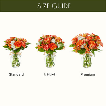 Apricot Glow Bouquet – MALLERY'S FLOWERS & GIFTS, Redding CA