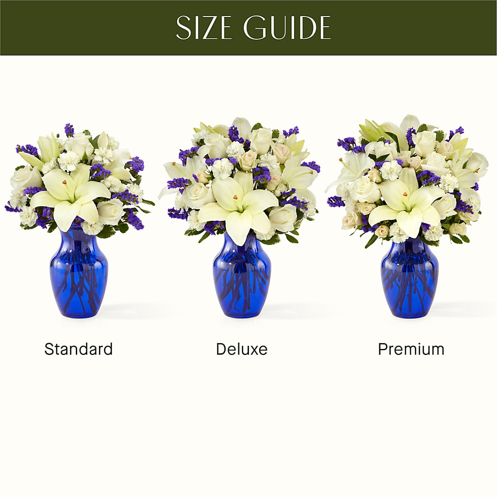 Sapphire Rush Bouquet – MALLERY'S FLOWERS & GIFTS, Redding CA