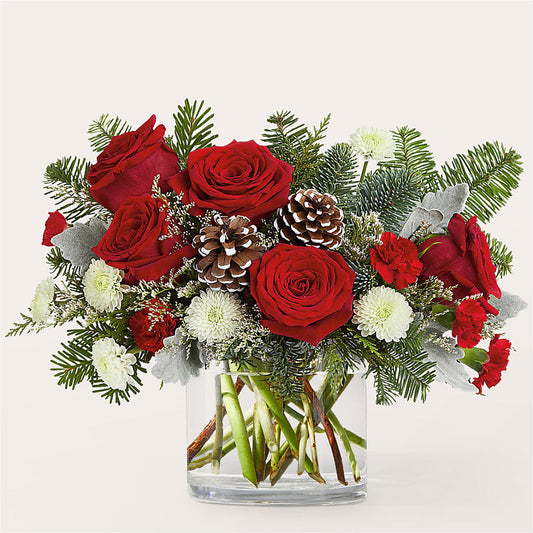 Yule Cheer Bouquet – MALLERY'S FLOWERS & GIFTS, Redding CA
