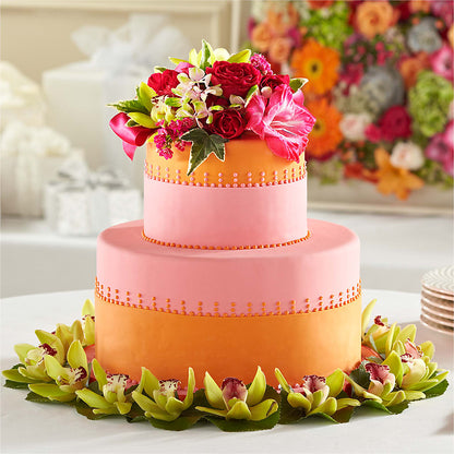 Sweet Citrus Cake Decor – MALLERY'S FLOWERS & GIFTS, Redding CA